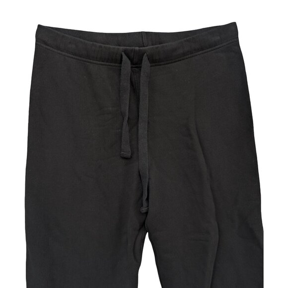 Frank & Eileen Catherine Favorite Sweatpants Womens Black Cropped Wide Leg Sz M - Picture 3 of 9